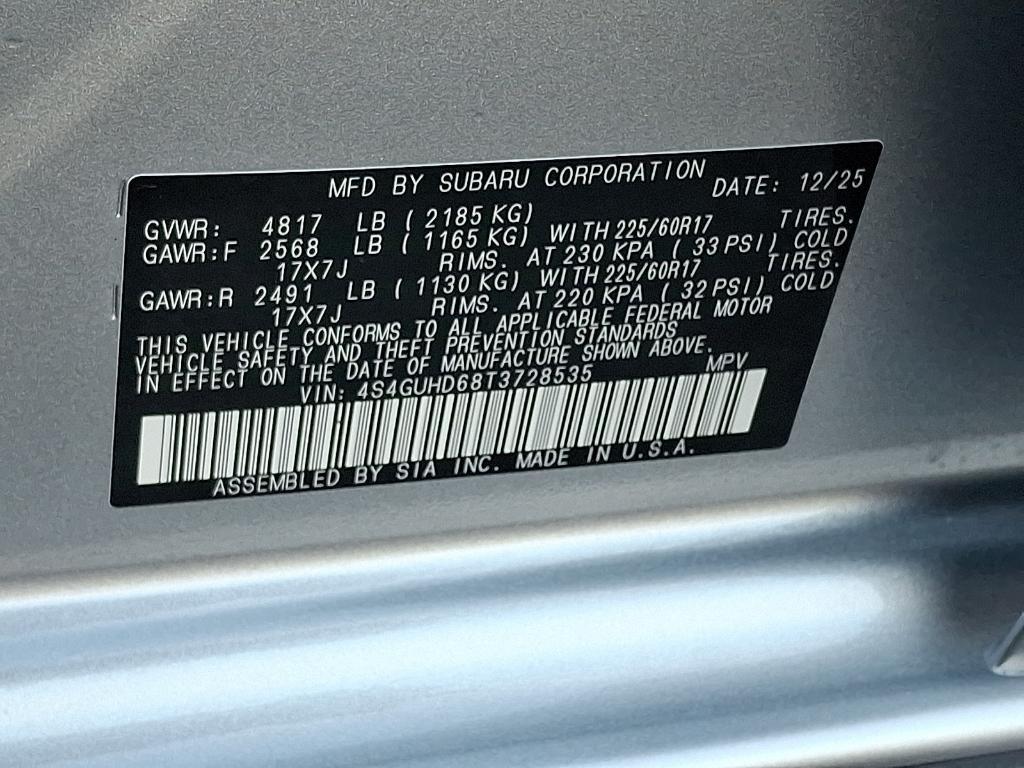 new 2026 Subaru Crosstrek car, priced at $28,653