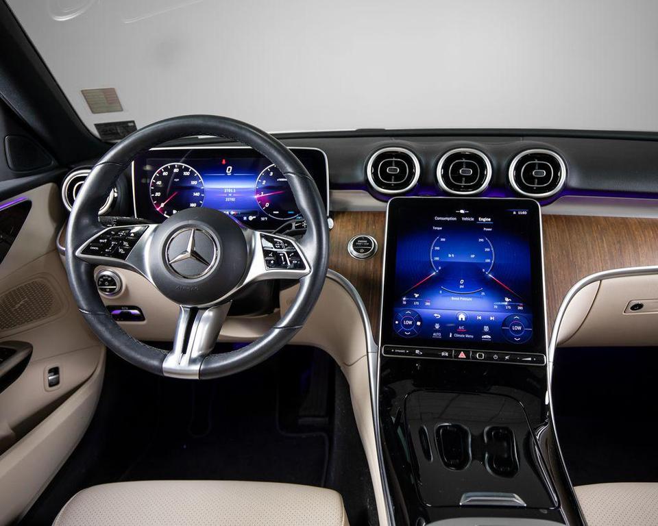 used 2023 Mercedes-Benz C-Class car, priced at $37,990