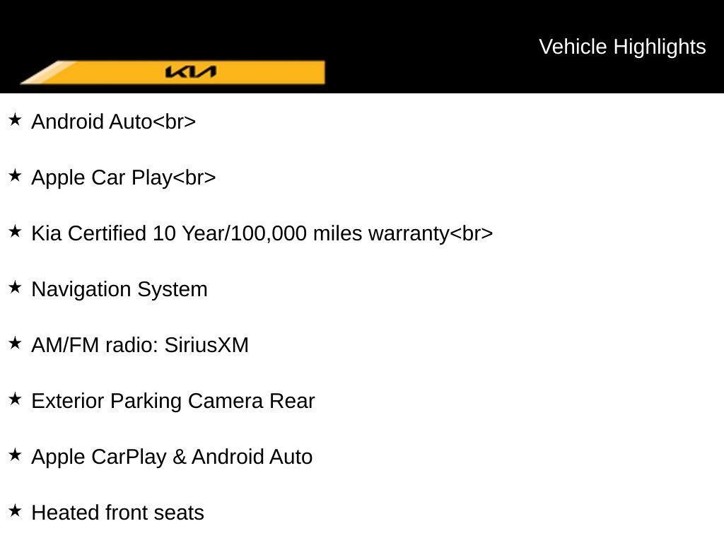 used 2025 Kia Sorento car, priced at $33,500