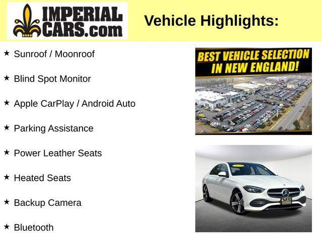 used 2025 Mercedes-Benz C-Class car, priced at $39,477