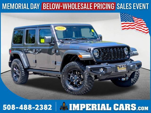 used 2025 Jeep Wrangler 4xe car, priced at $32,472