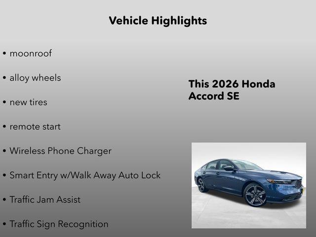 new 2026 Honda Accord car, priced at $32,115