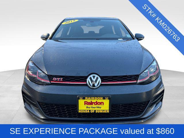 used 2019 Volkswagen Golf GTI car, priced at $22,999