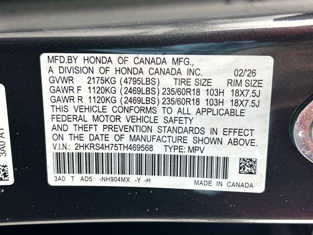 new 2026 Honda CR-V car, priced at $38,350