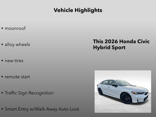 new 2026 Honda Civic Hybrid car, priced at $30,545