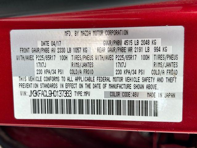 used 2017 Mazda CX-5 car, priced at $12,977