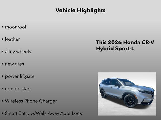 new 2026 Honda CR-V Hybrid car, priced at $41,875