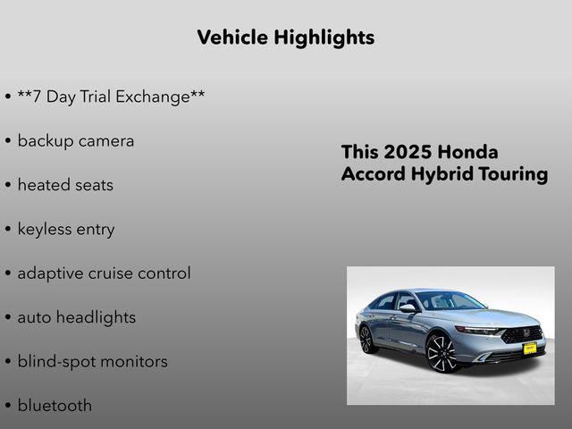 new 2025 Honda Accord Hybrid car, priced at $36,500