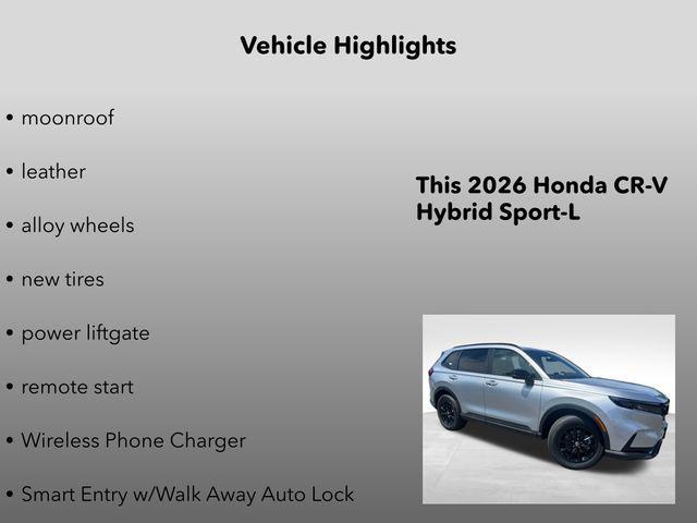 new 2026 Honda CR-V Hybrid car, priced at $38,649