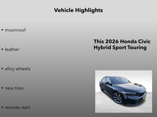 new 2026 Honda Civic Hybrid car, priced at $34,690