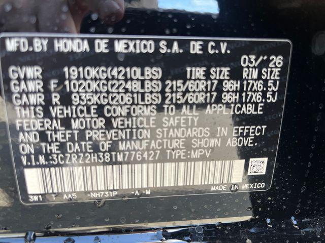 new 2026 Honda HR-V car, priced at $29,650