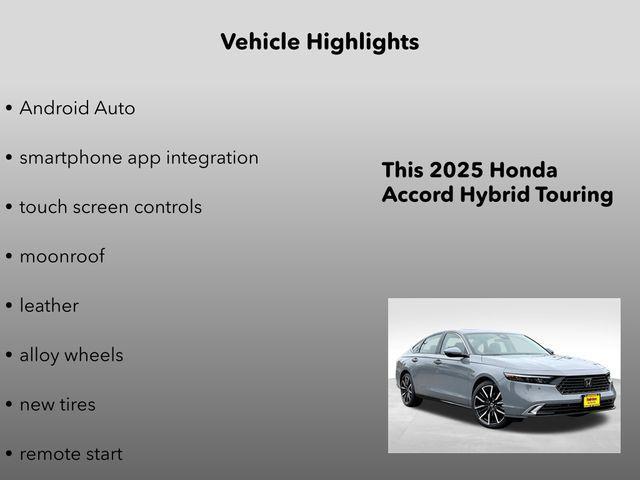 new 2025 Honda Accord Hybrid car, priced at $36,500