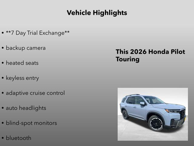 new 2026 Honda Pilot car, priced at $56,445