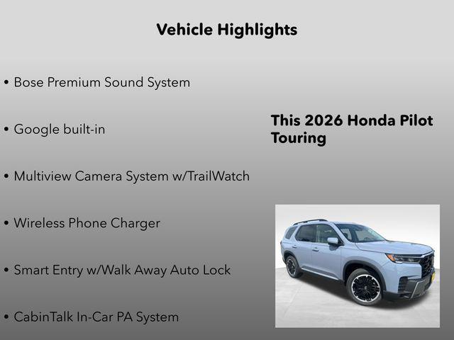 new 2026 Honda Pilot car, priced at $56,445