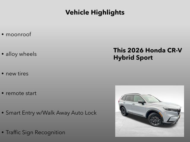 new 2026 Honda CR-V Hybrid car, priced at $39,035