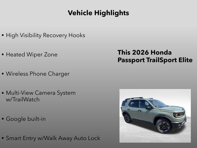 new 2026 Honda Passport car, priced at $58,565