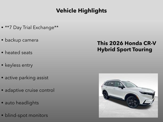new 2026 Honda CR-V Hybrid car, priced at $44,455