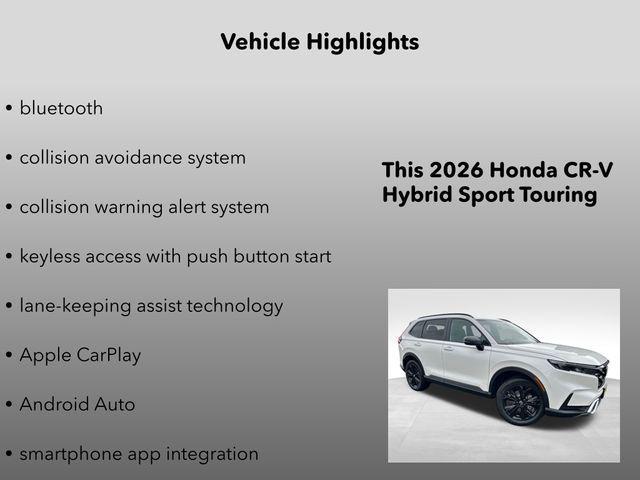 new 2026 Honda CR-V Hybrid car, priced at $44,455