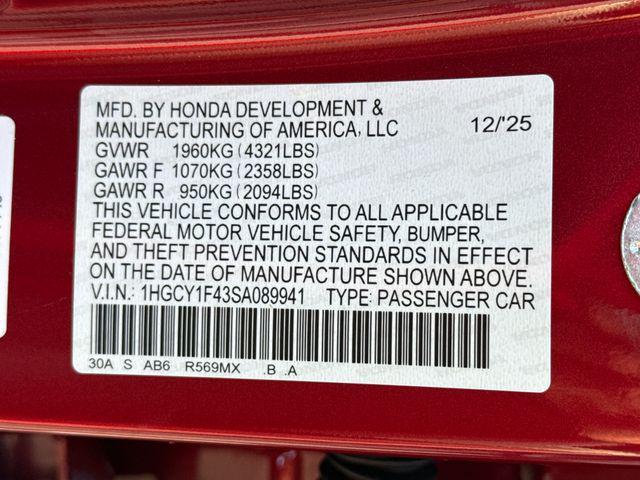 new 2025 Honda Accord car, priced at $27,195