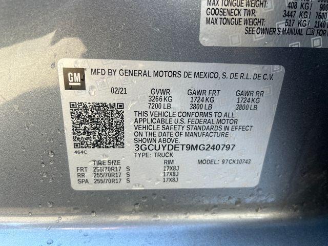 used 2021 Chevrolet Silverado 1500 car, priced at $32,947