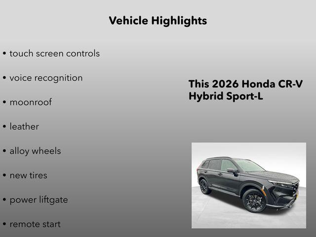 new 2026 Honda CR-V Hybrid car, priced at $41,675