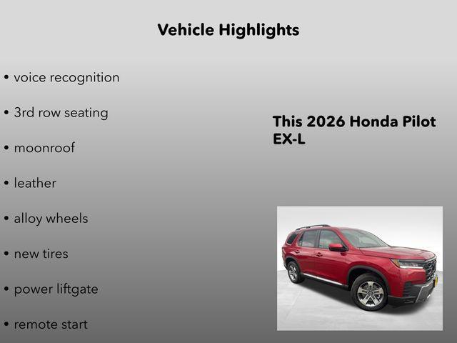 new 2026 Honda Pilot car, priced at $45,745