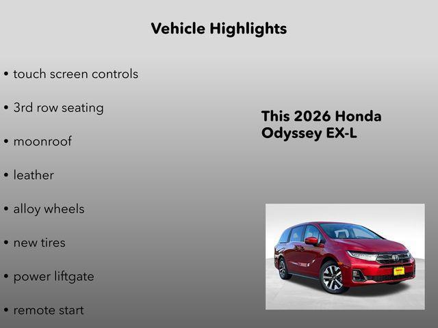 new 2026 Honda Odyssey car, priced at $42,000