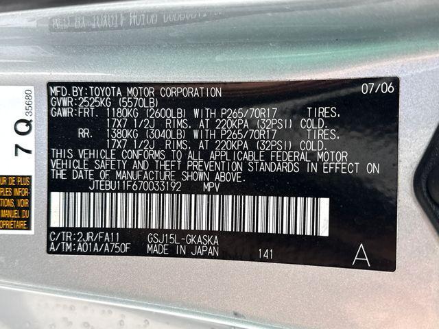 used 2007 Toyota FJ Cruiser car, priced at $13,751
