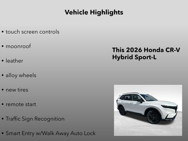 new 2026 Honda CR-V Hybrid car, priced at $42,330