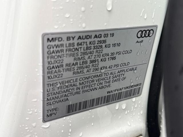 used 2019 Audi Q8 car, priced at $24,291