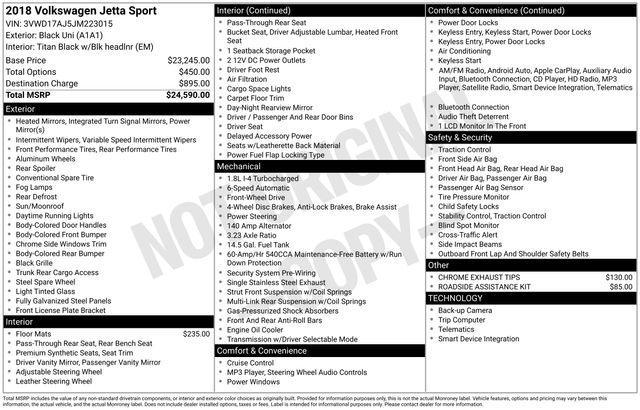 used 2018 Volkswagen Jetta car, priced at $12,229