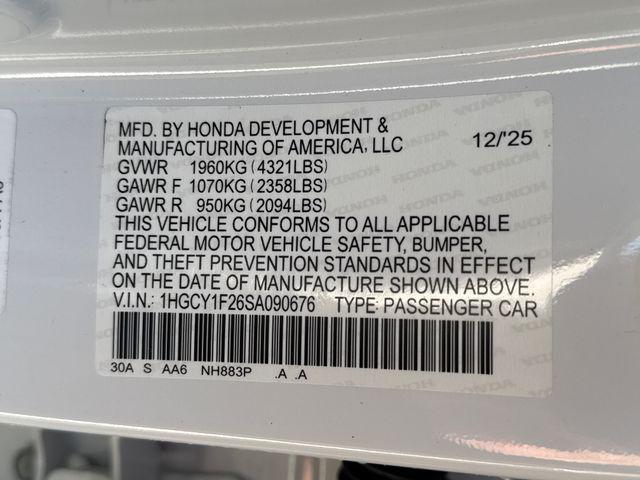 new 2025 Honda Accord car, priced at $28,445