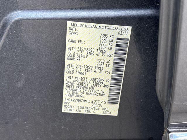 used 2017 Nissan Murano car, priced at $14,119
