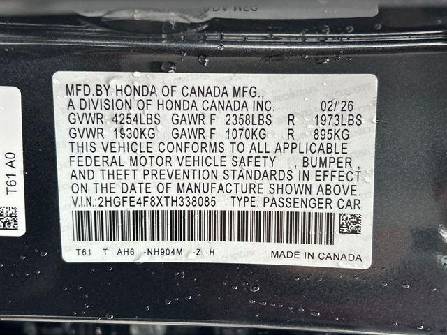 new 2026 Honda Civic Hybrid car, priced at $30,590