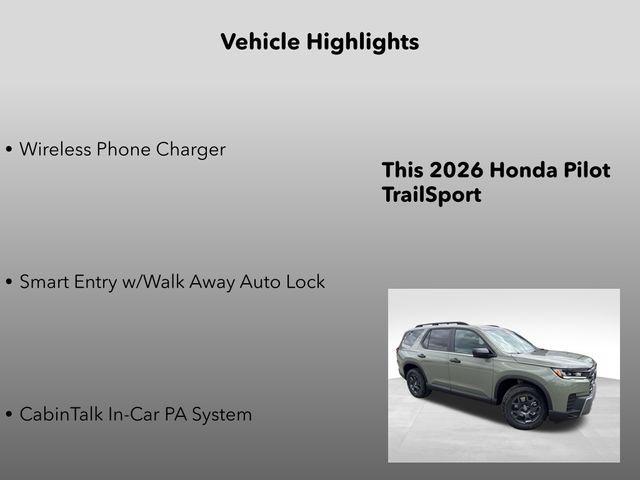 new 2026 Honda Pilot car, priced at $52,545