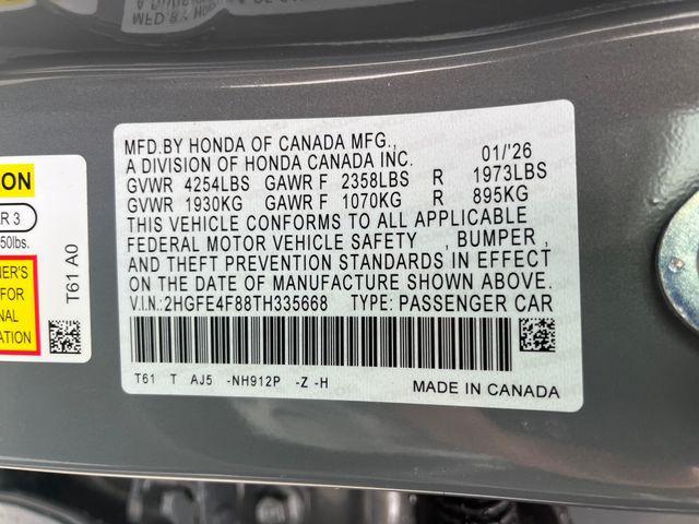 new 2026 Honda Civic Hybrid car, priced at $34,245