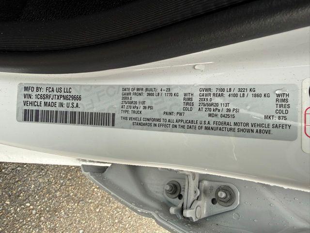 used 2023 Ram 1500 car, priced at $43,499