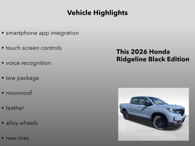 new 2026 Honda Ridgeline car, priced at $49,545