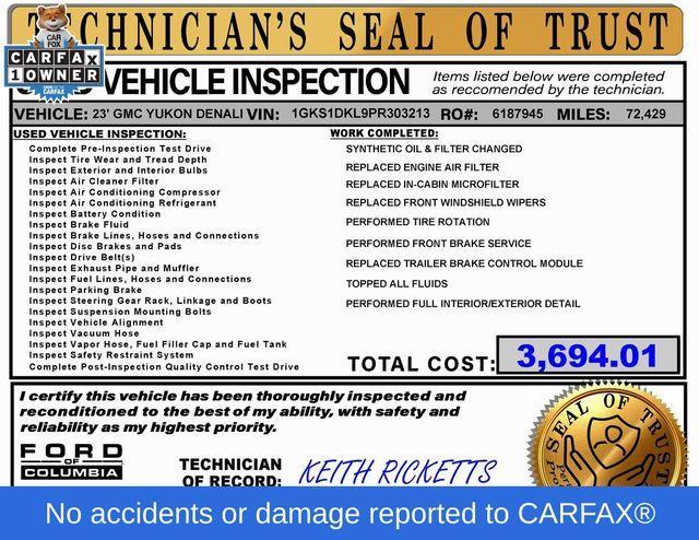 used 2023 GMC Yukon car, priced at $50,997