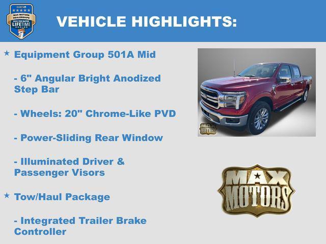 new 2025 Ford F-150 car, priced at $61,904