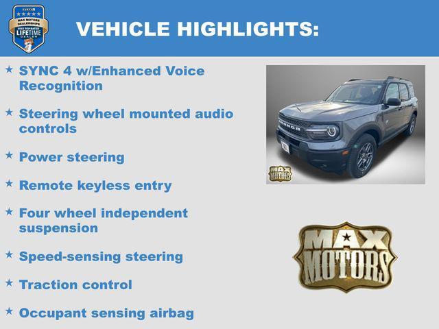 new 2025 Ford Bronco Sport car, priced at $32,559