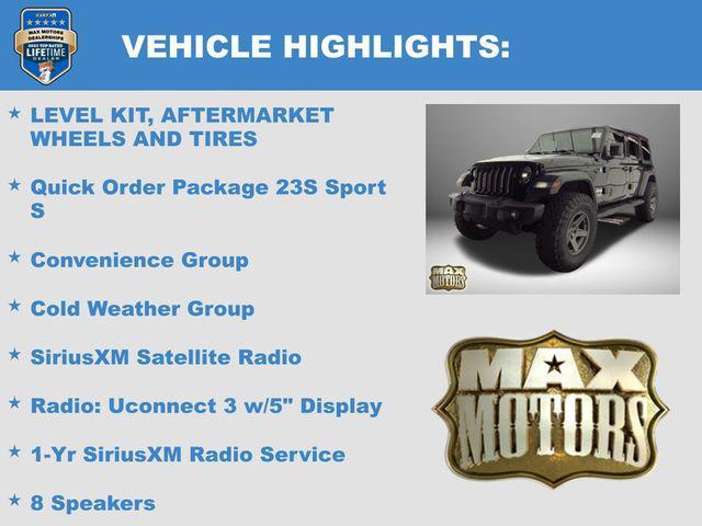 used 2019 Jeep Wrangler Unlimited car, priced at $25,000