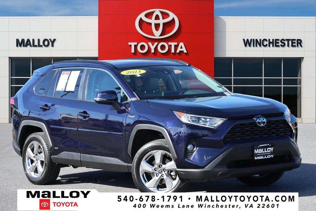 used 2021 Toyota RAV4 Hybrid car, priced at $23,697