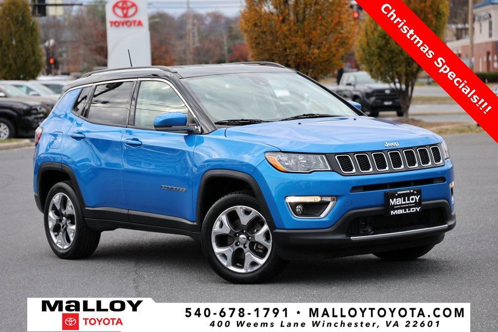 used 2021 Jeep Compass car, priced at $17,497