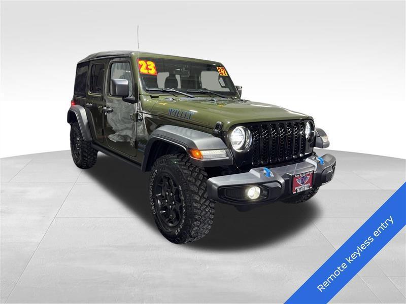 used 2023 Jeep Wrangler 4xe car, priced at $28,777