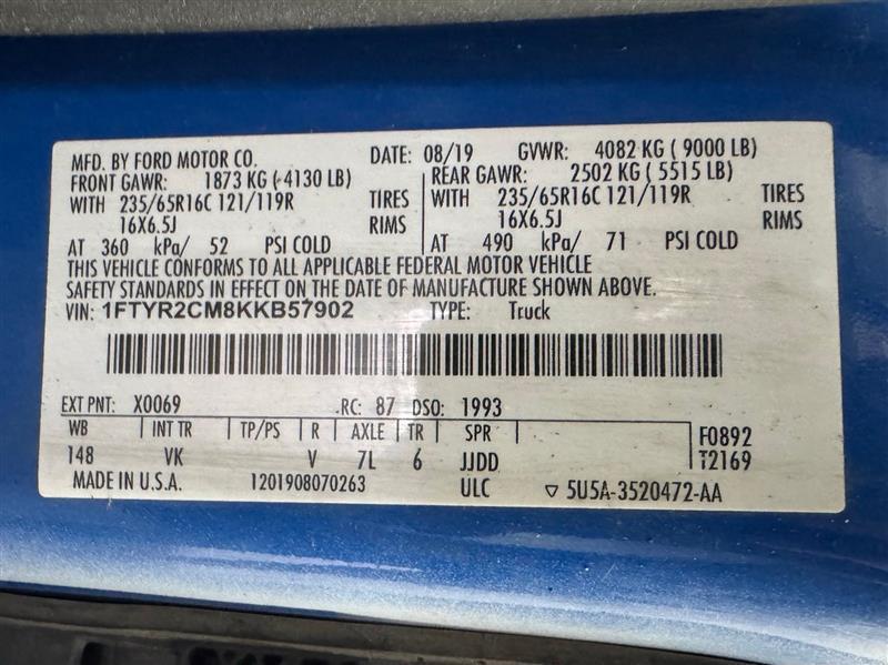 used 2019 Ford Transit-250 car, priced at $16,995