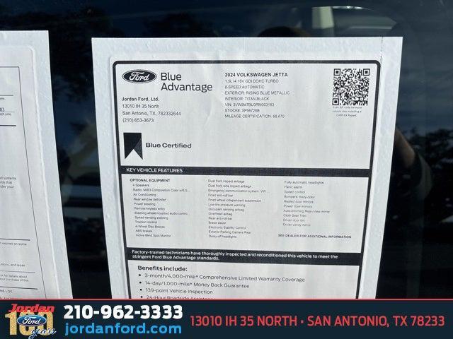 used 2024 Volkswagen Jetta car, priced at $15,351