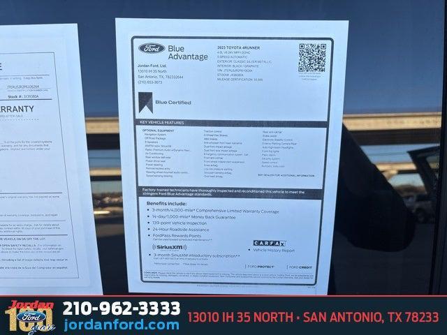 used 2023 Toyota 4Runner car, priced at $39,591