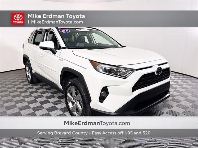 used 2021 Toyota RAV4 Hybrid car, priced at $30,990