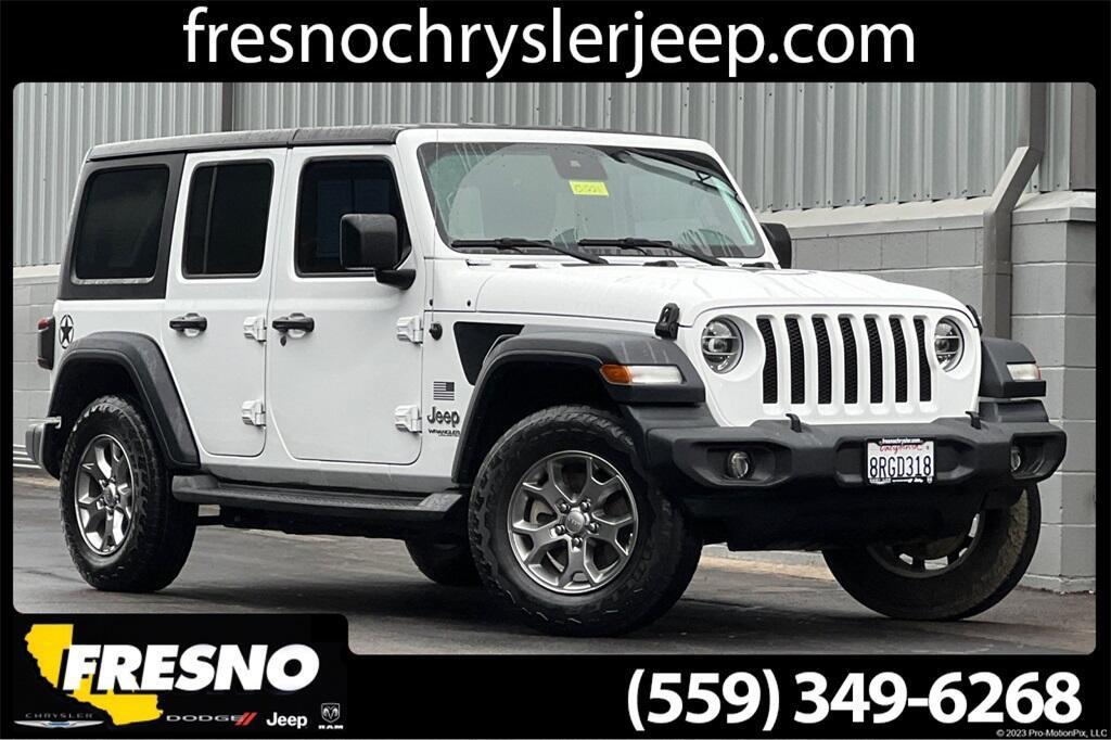 used 2020 Jeep Wrangler Unlimited car, priced at $26,073